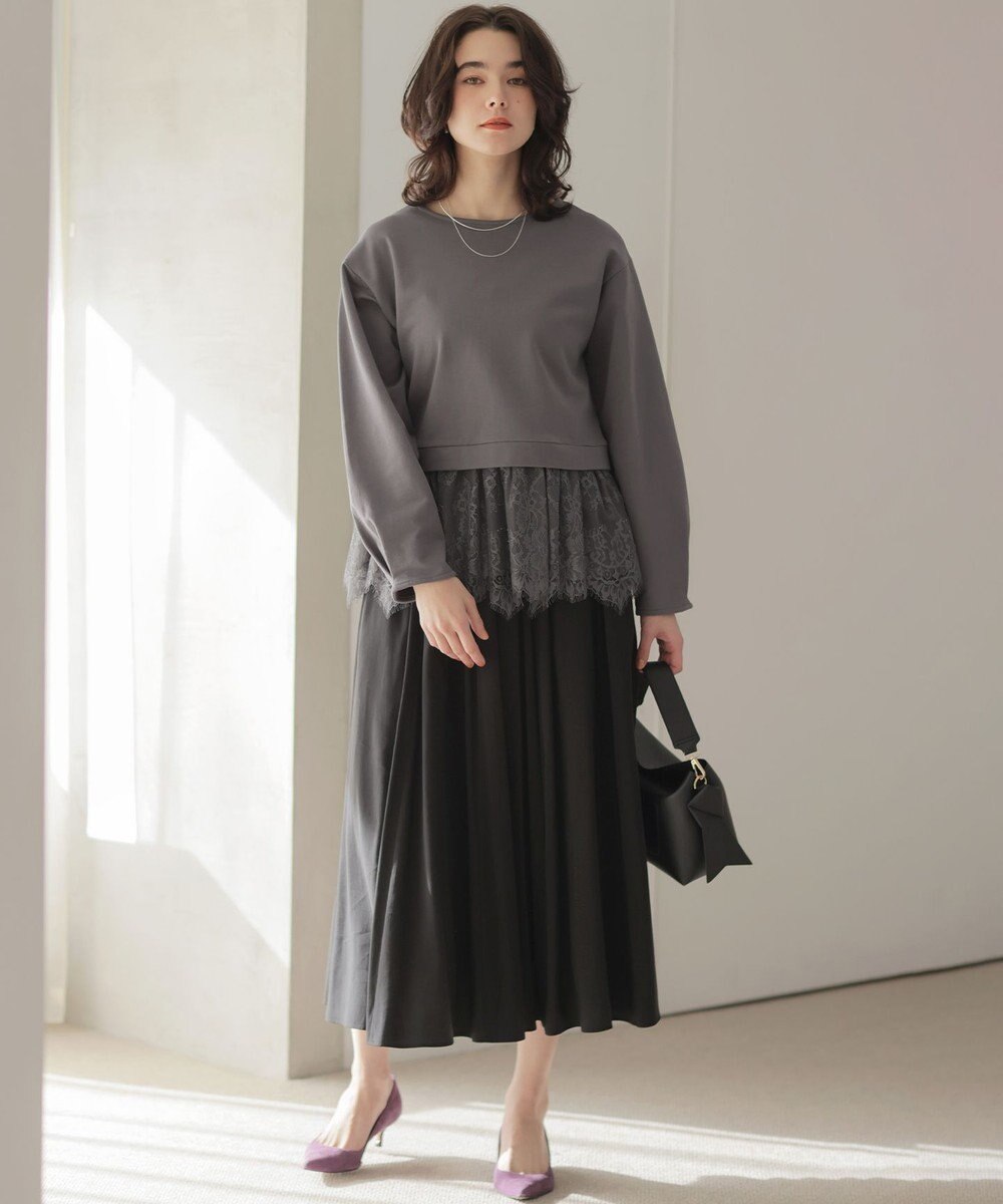 組曲 【レングス調整可能】バウンディングシャーティングスカート 