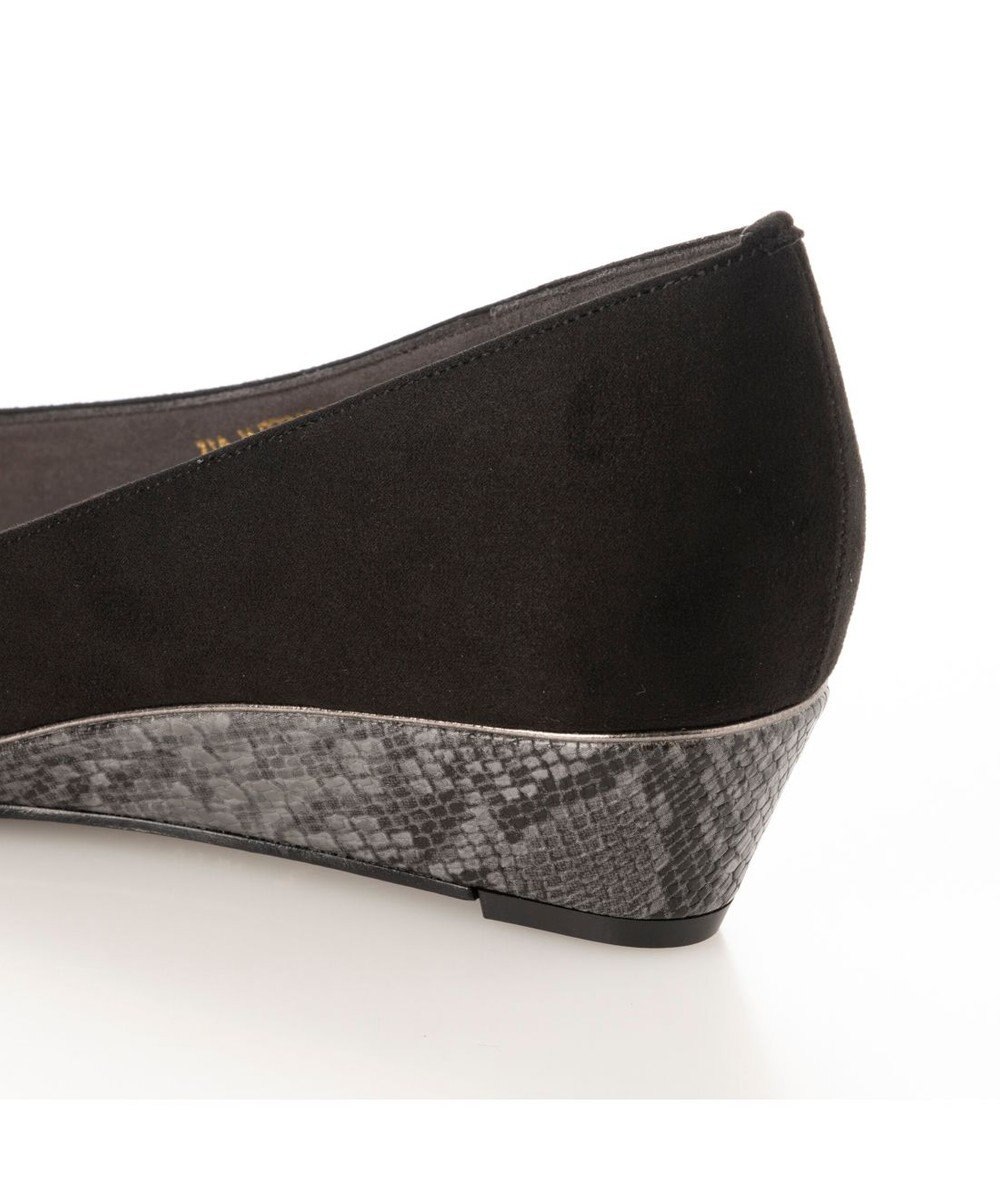 MODE ET JACOMO <MODE ET JACOMO>【全天候対応】ポインテッドウェッジソールレインパンプス 