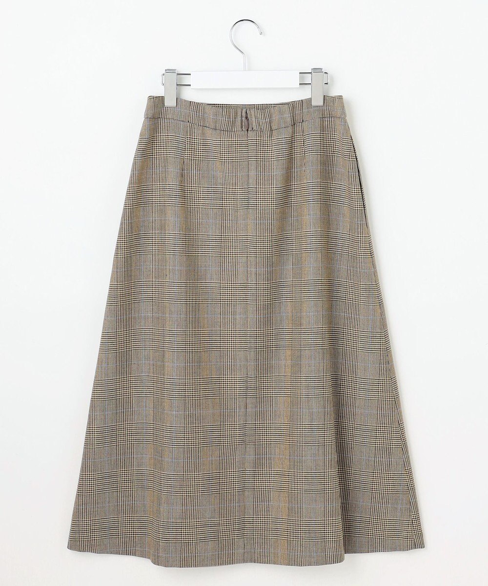 J.PRESS LADIES L モナベールツイル チェック フレア スカート 