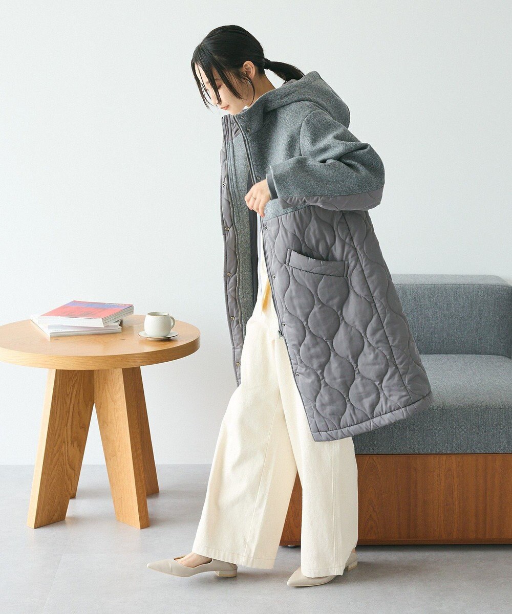 CRAFT STANDARD BOUTIQUE キルト切替フードコート 