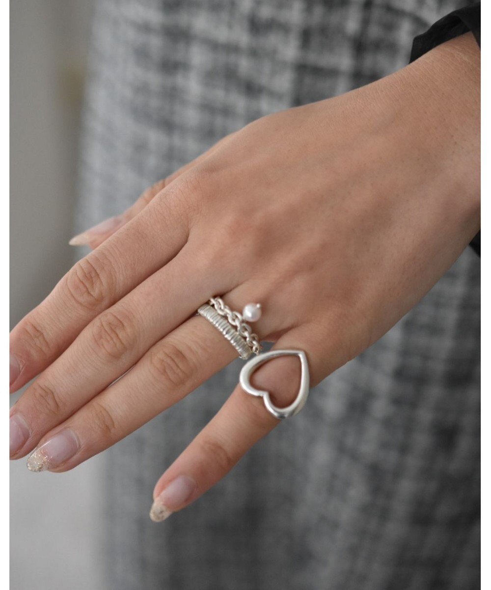 yoaa シルバー925　ジャギットリング 