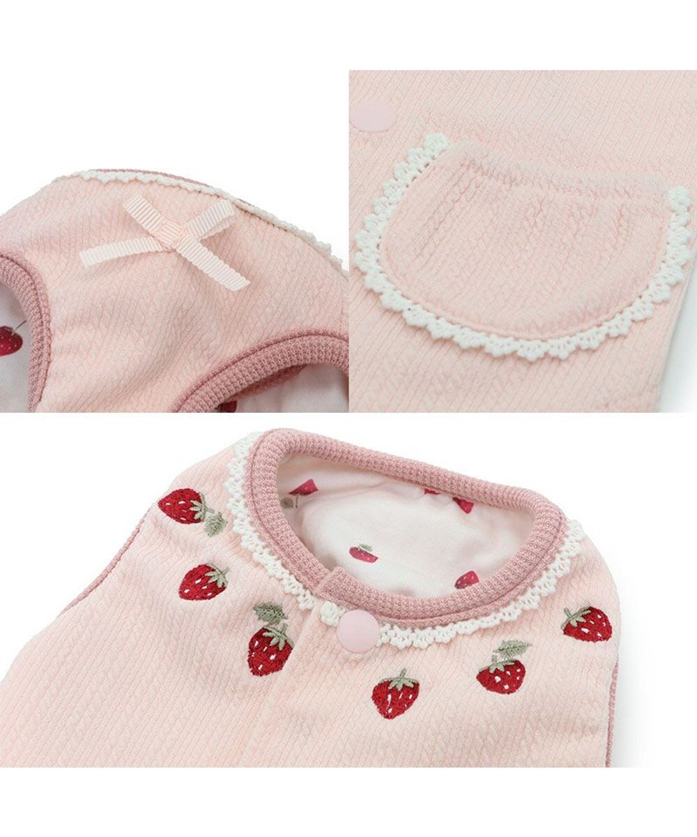 PET PARADISE ペットパラダイス やさしいベスト 《いちご柄》 小型犬 