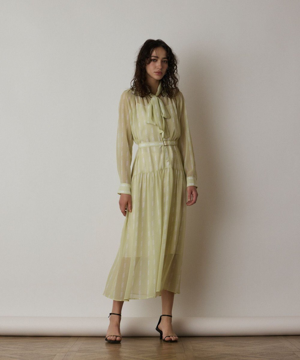 GRACE CONTINENTAL ハートストライプワンピース 