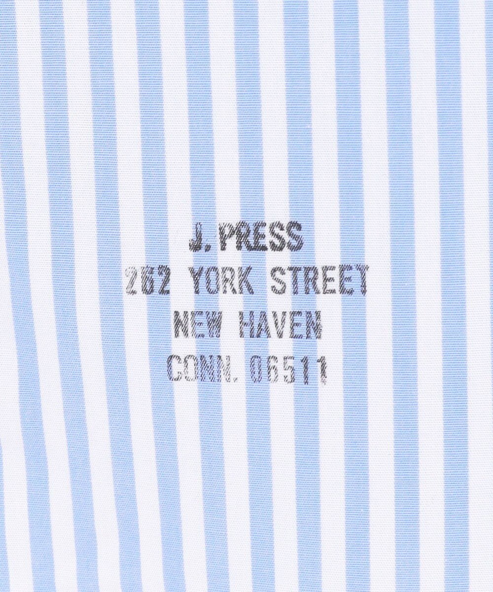 J.PRESS MEN 【AaronChang】【UNISEX】コットンタイプライター ストライプ シャツ / B.D. / Baggy-Fit 