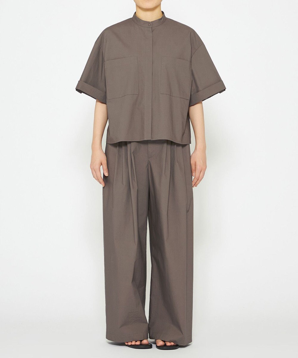 uncrave 【ご好評につき追加生産】カラータイプライター タックワイドパンツ（uncrave WHITE） 