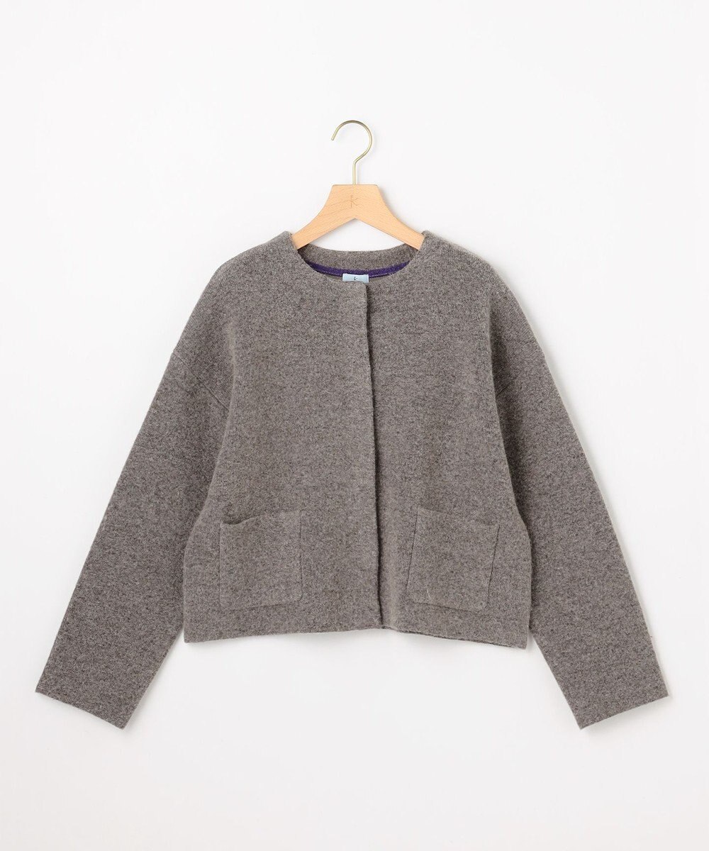 組曲 S プレーティングニットアウター ジャケット 