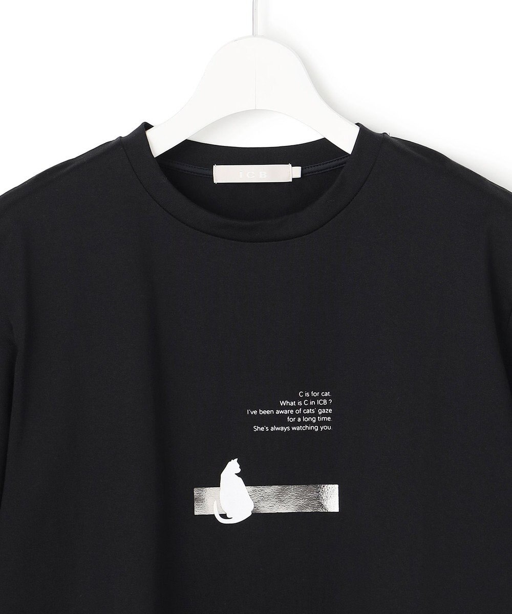 ICB ロゴTEE（猫モチーフ） 