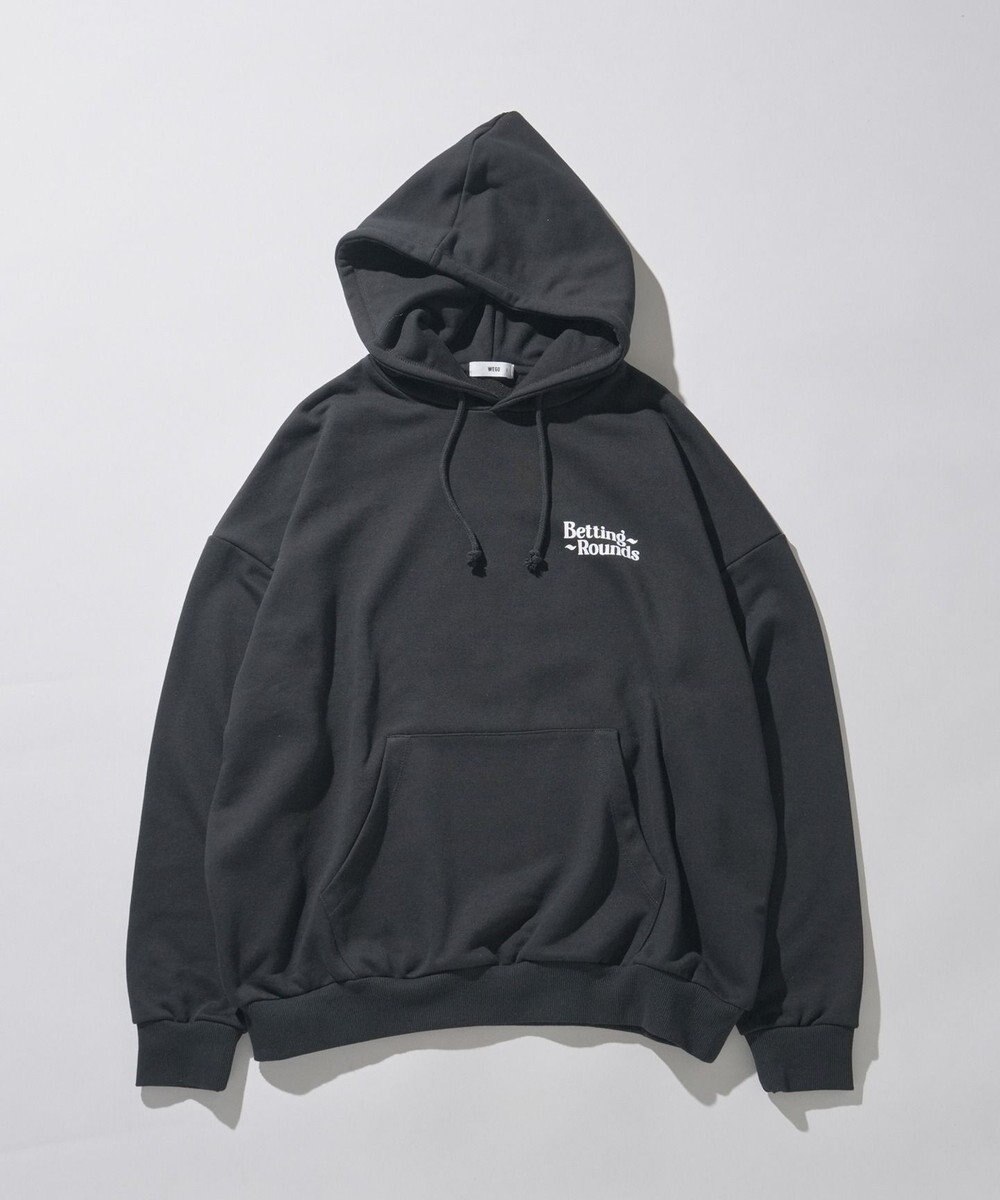 WEGO ヘビーウエイトユニークモチーフプルパーカー 