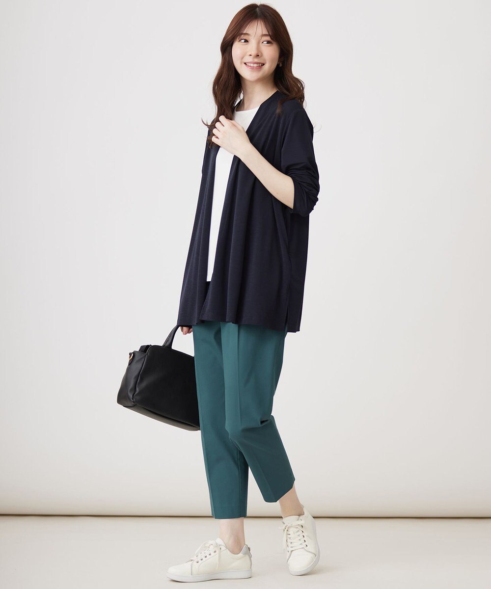 ANY SIS 【接触冷感 / UVカット】着流し カーディガン 