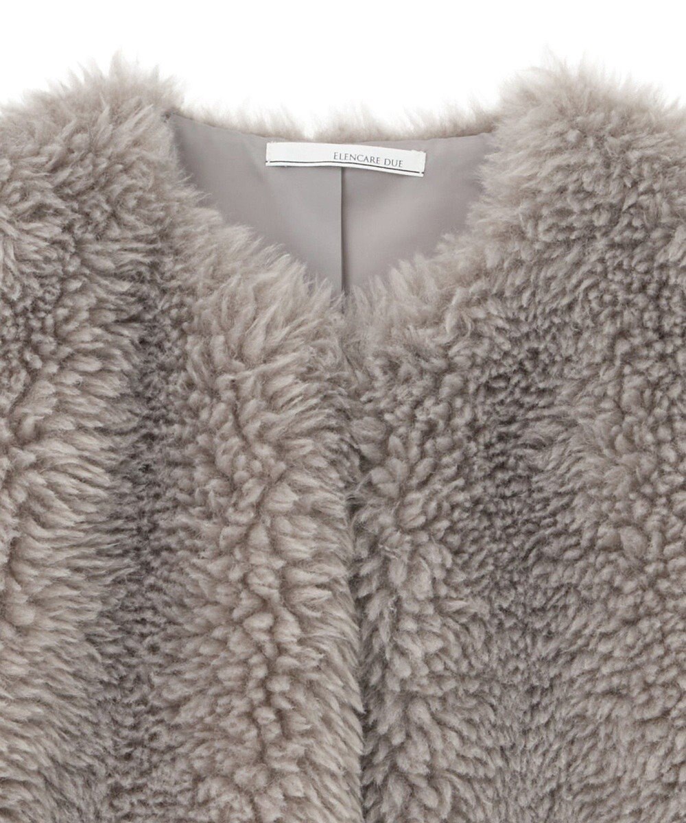 Green Parks ・ＥＬＥＮＣＡＲＥ　ＤＵＥ　シープファーロングベスト 