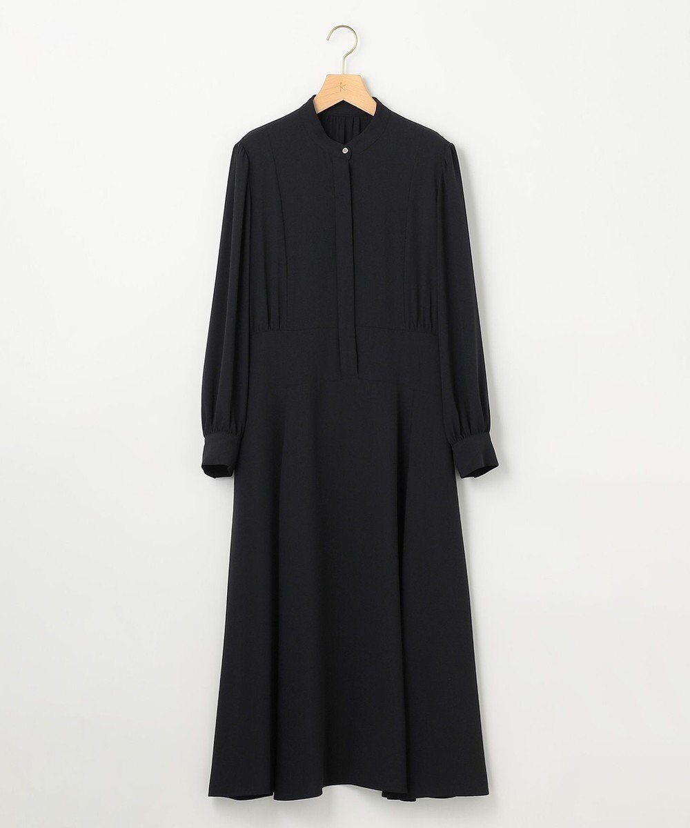 組曲 L 【WEB限定】バックサテンジョーゼット ワンピース 