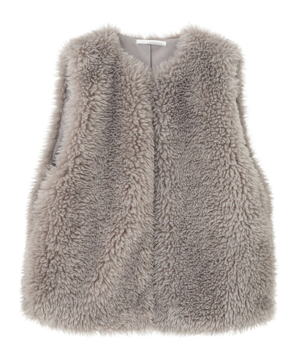 Green Parks ・ＥＬＥＮＣＡＲＥ　ＤＵＥ　シープファーロングベスト 