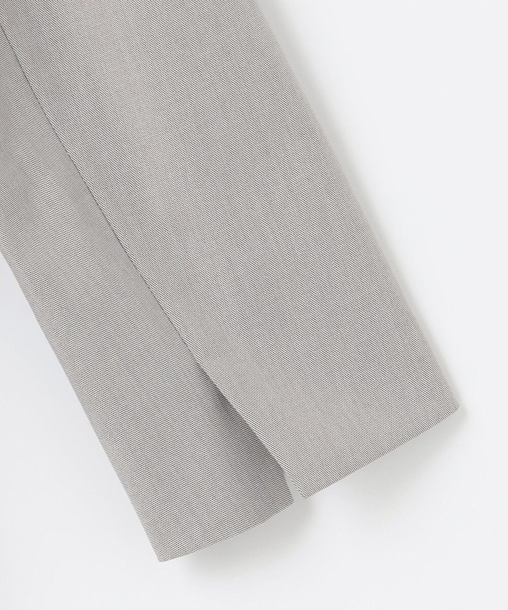 J.PRESS LADIES 【セットアップ対応・洗える・撥水・防汚】コットンFITTYシャーク ノーカラー ジャケット 