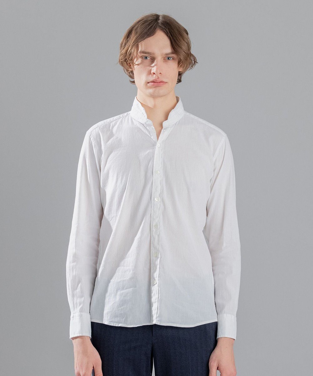 JOSEPH HOMME リネンストレッチブロード ウィングカラーシャツ 