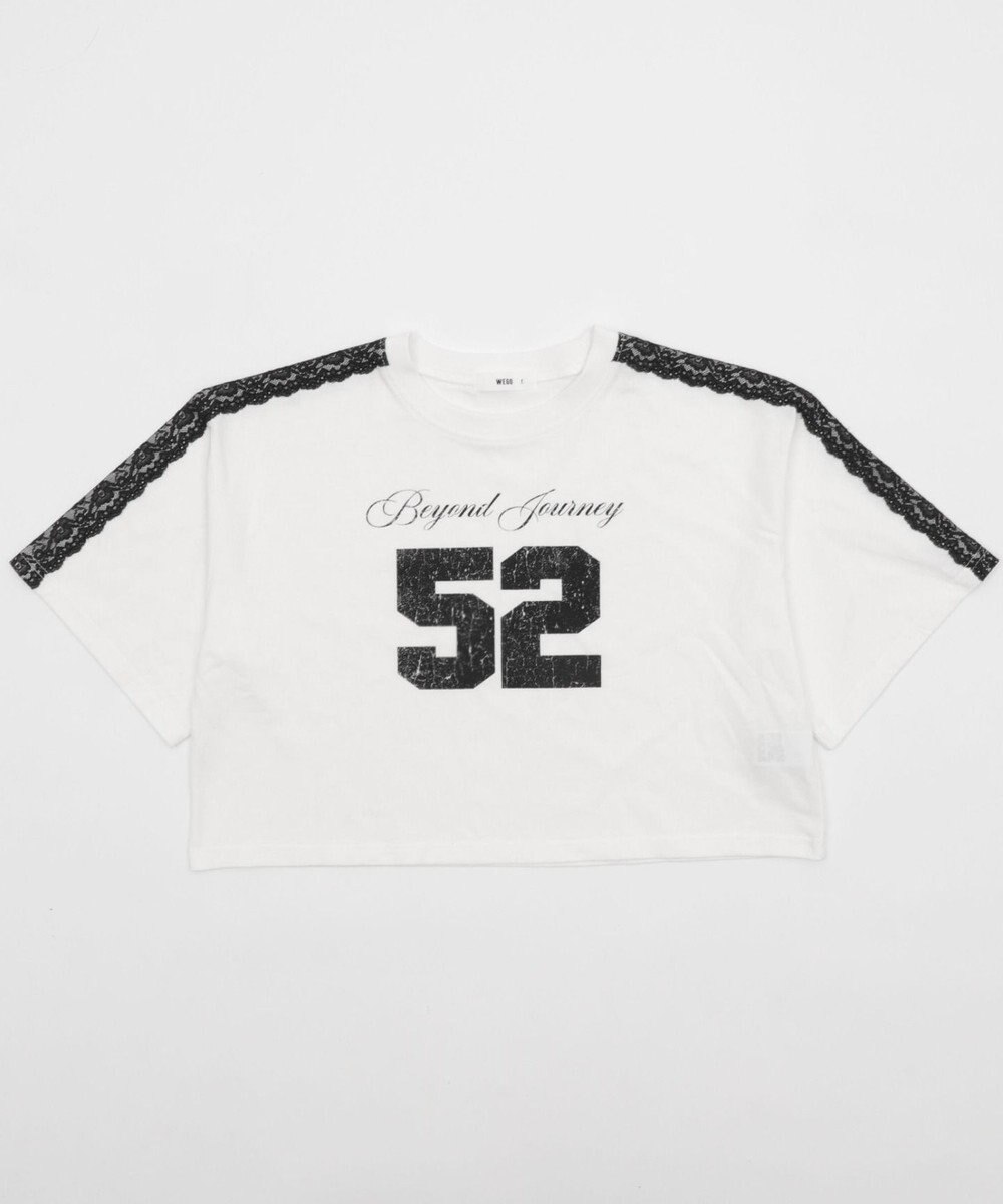 WEGO レースショルダーショートT 