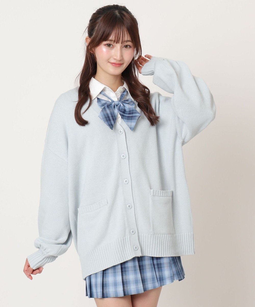 WEGO 【SCHOOLITEM】ニットカーディガン 