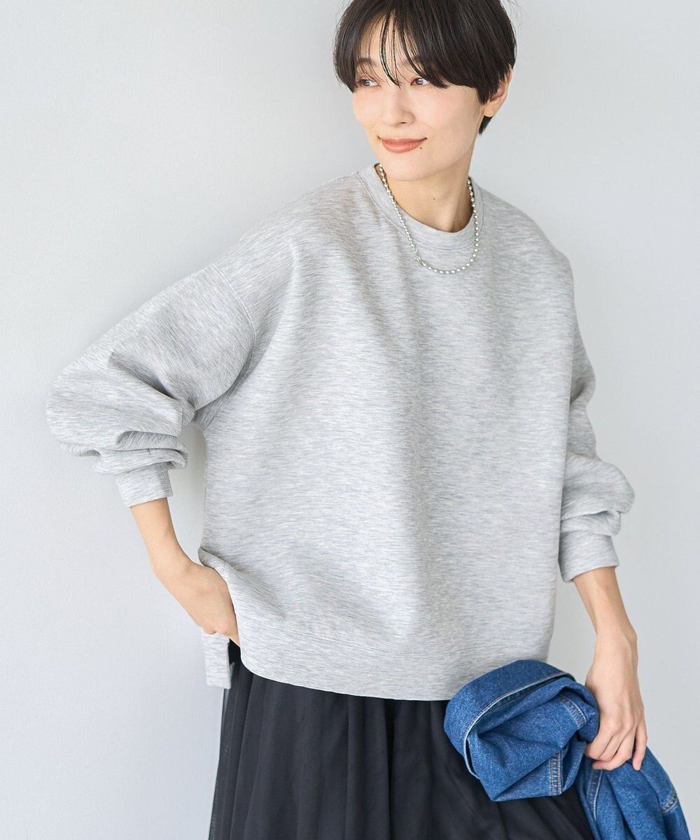 AMERICAN HOLIC サイドスリットポンチプルオーバー Gray Mixture