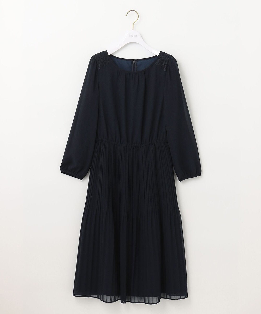 ANY SIS 【洗える】フェミニンプリーツ ワンピース 
