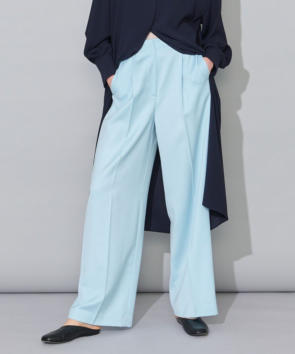 JOSEPH パステルウール　ワイドトラウザーズ 