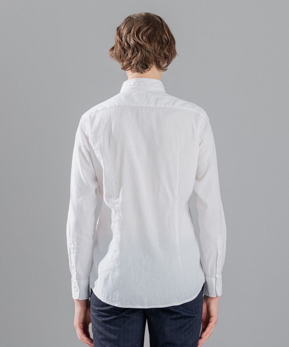 JOSEPH HOMME リネンストレッチブロード ウィングカラーシャツ 