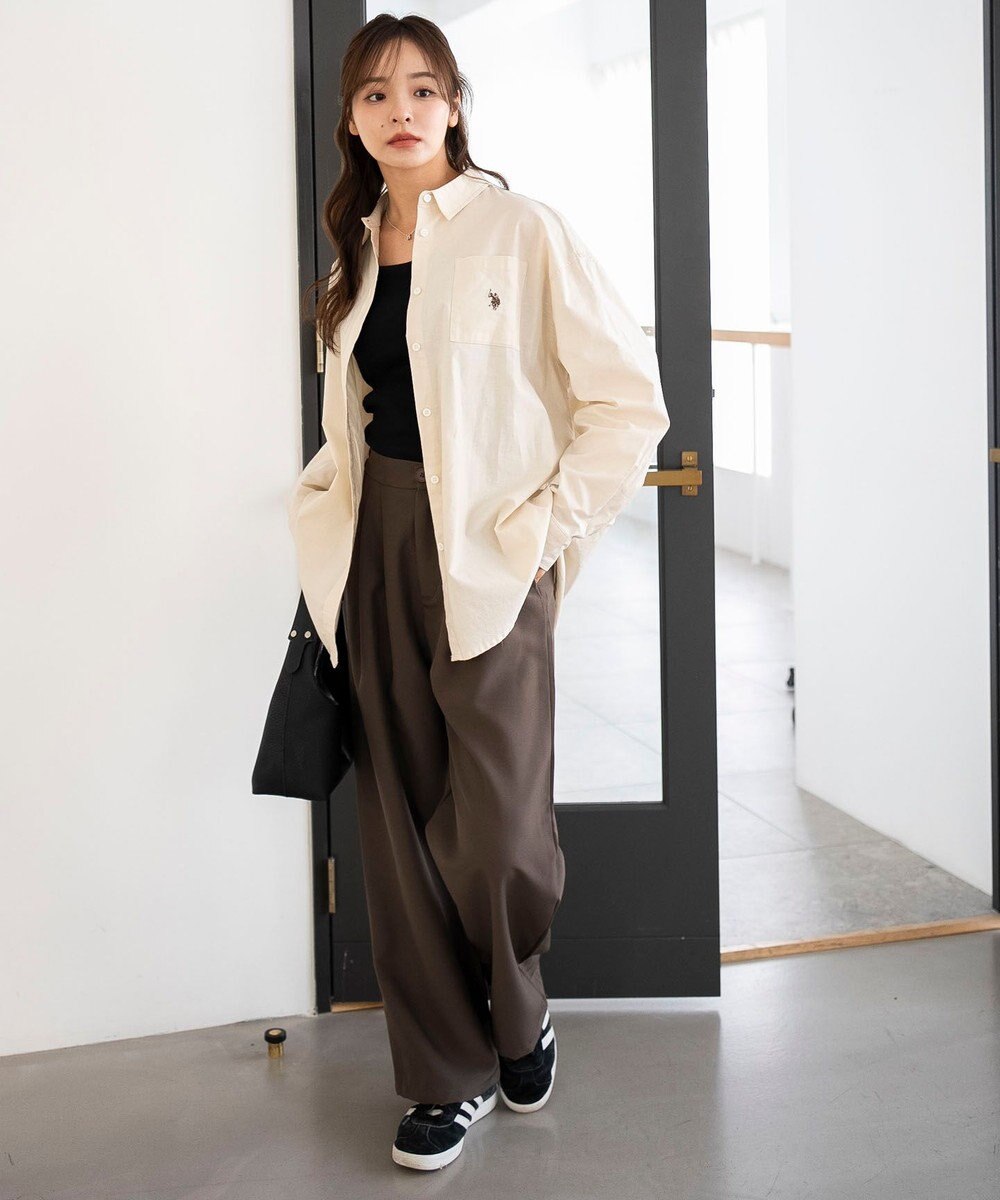 WEGO 【25年秋新色登場★】U.S. POLO ASSN.別注ロングスリーブシャツ 