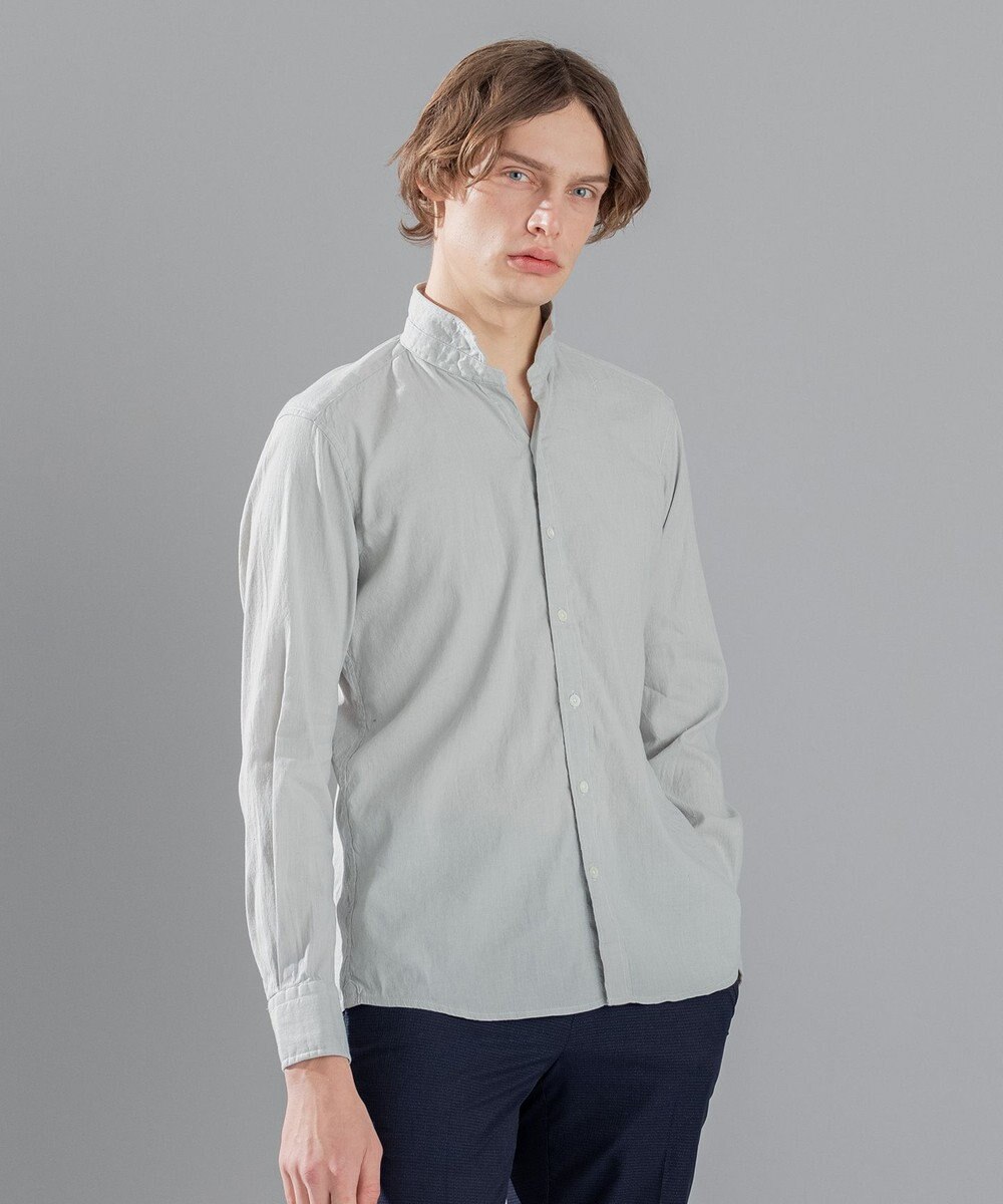 JOSEPH HOMME リネンストレッチブロード ウィングカラーシャツ 