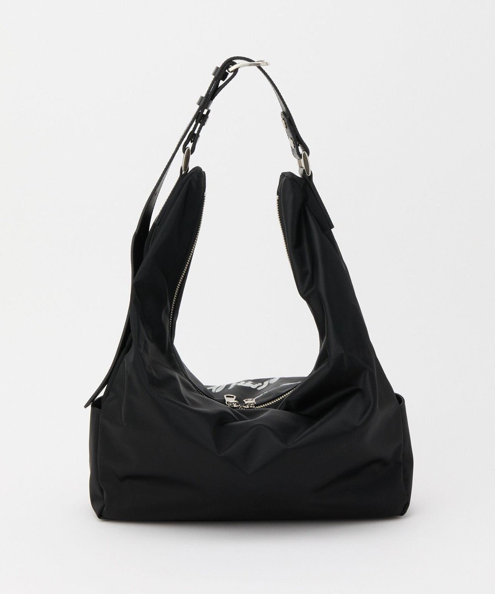 russet ステンシル風プリント ナイロン2WAYショルダーバッグ(SF-271) 