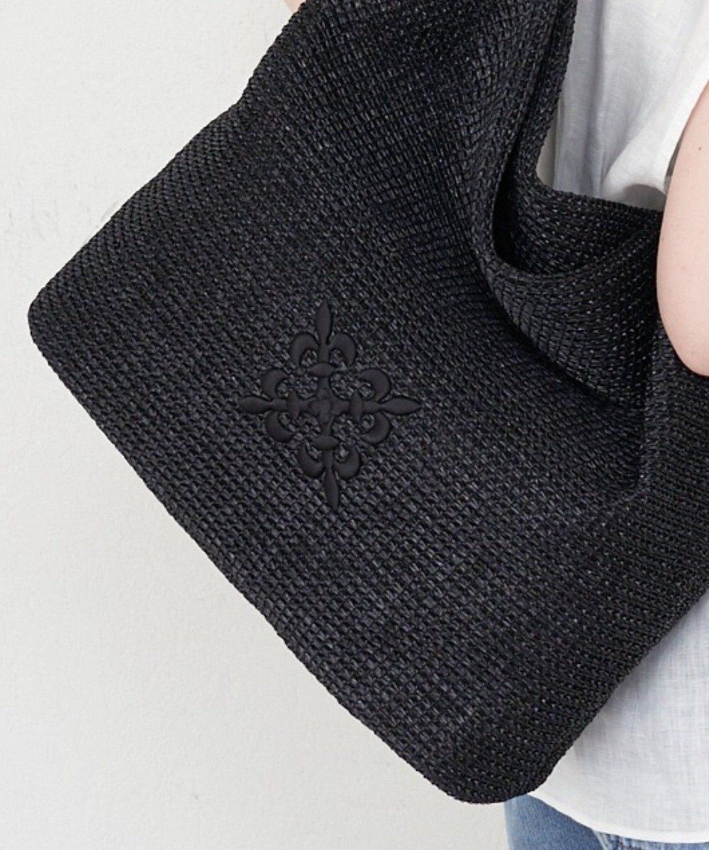 russet ナイロンラフィアワンショルダーバッグ(CE-1714) 