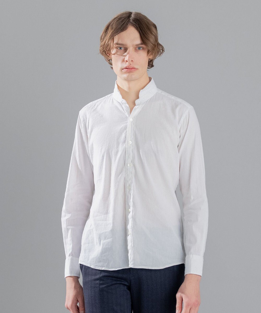 JOSEPH HOMME リネンストレッチブロード ウィングカラーシャツ 