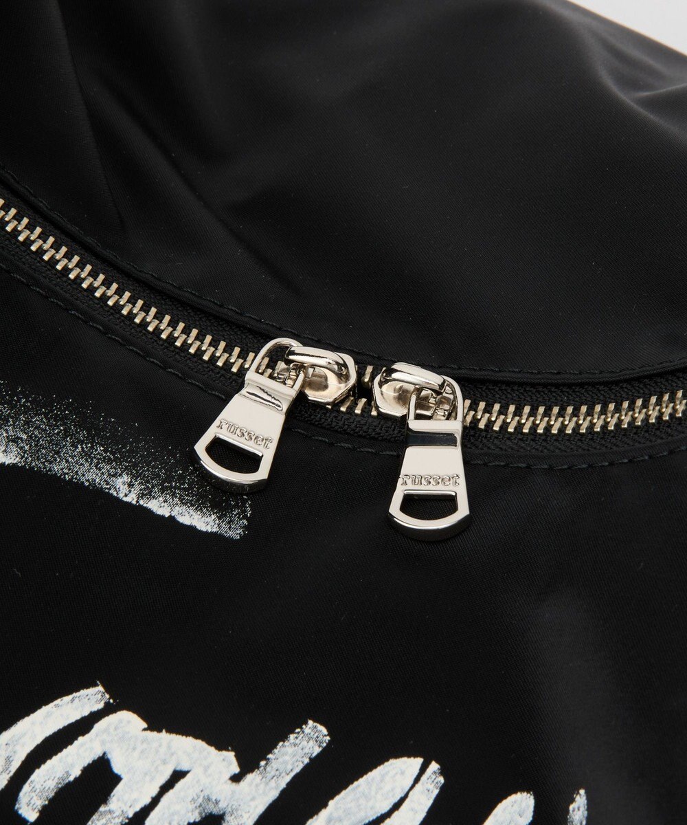 russet ステンシル風プリント ナイロン2WAYショルダーバッグ(SF-271) 