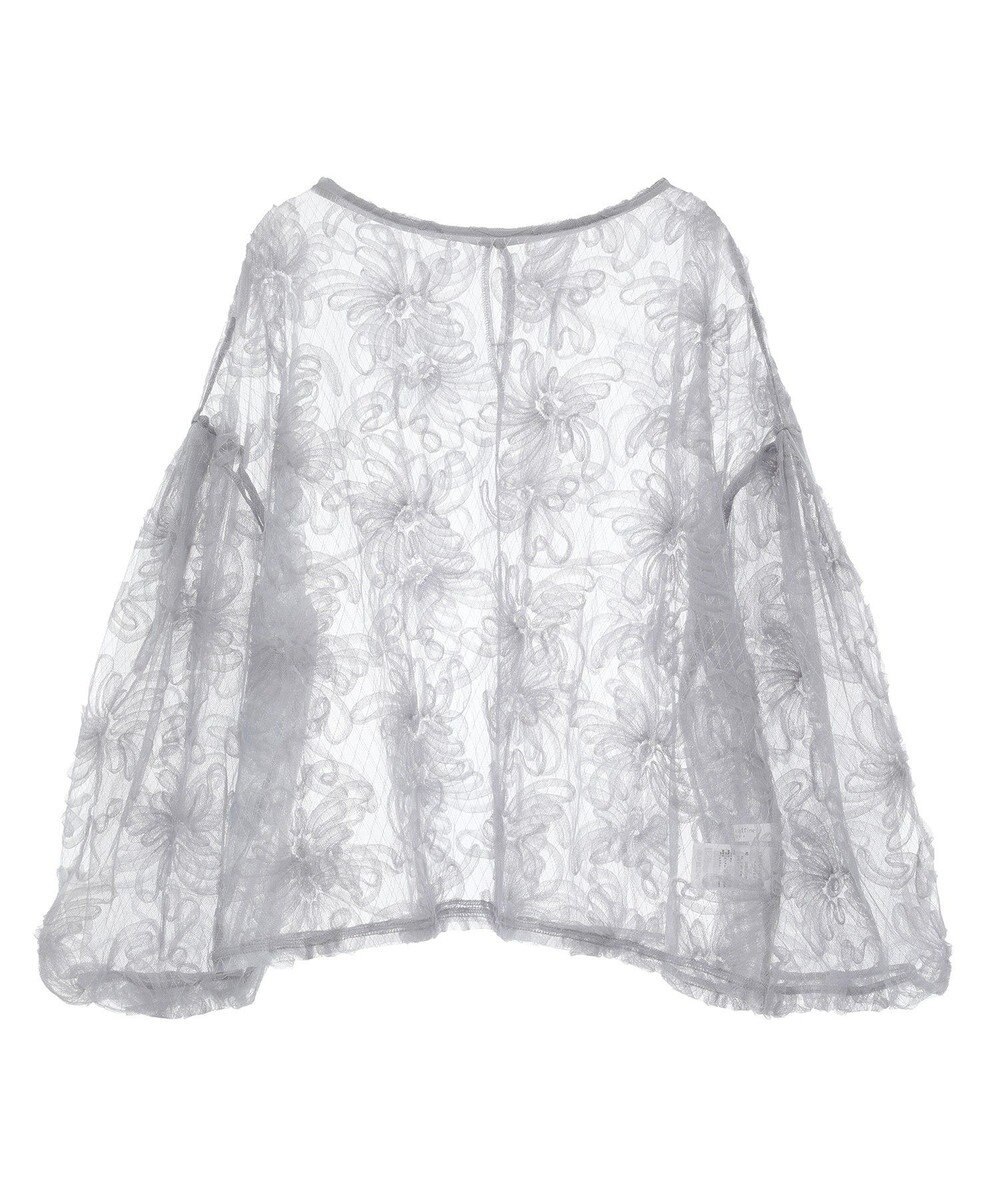 Green Parks チュールレイヤードブラウス 