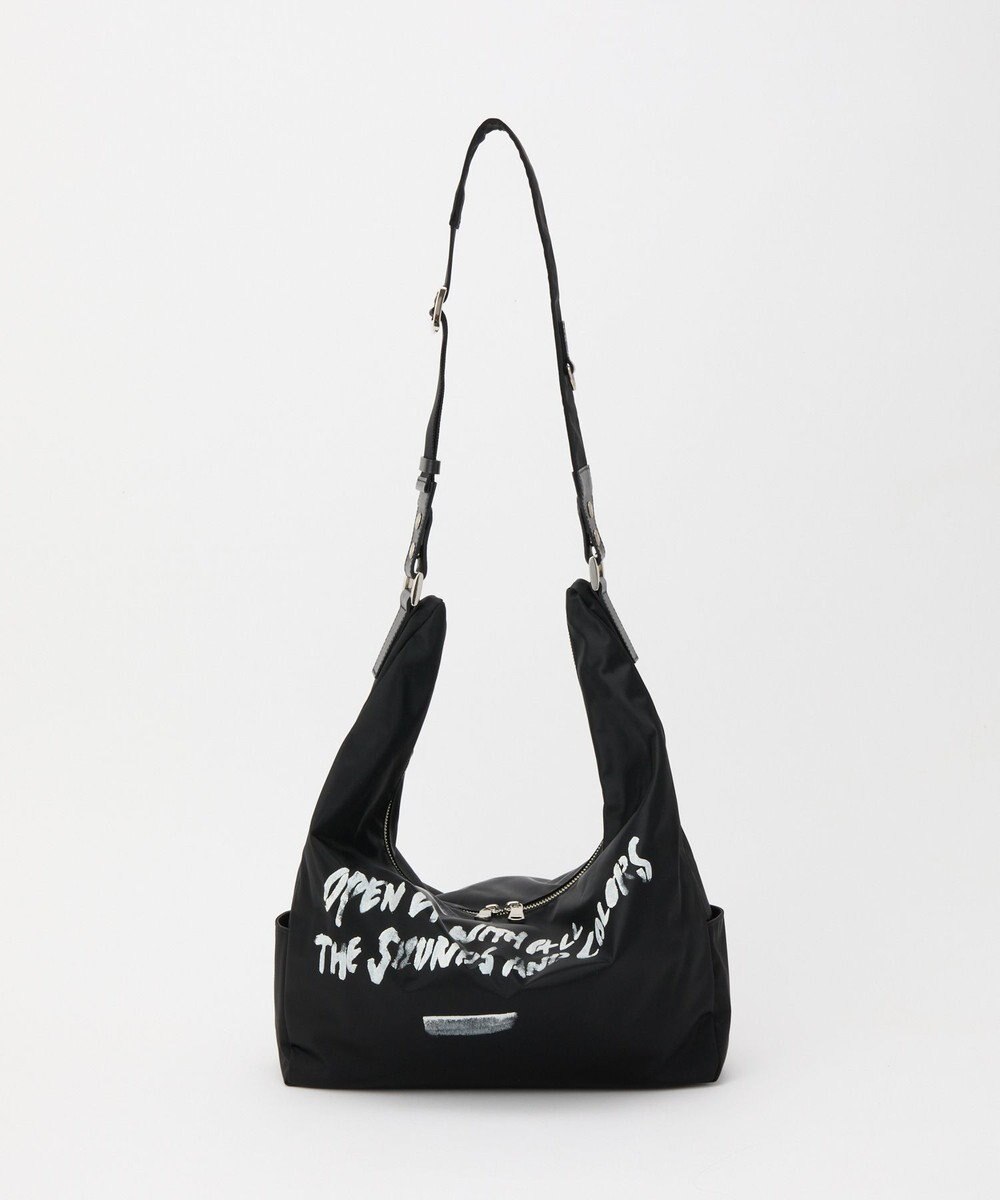 russet ステンシル風プリント ナイロン2WAYショルダーバッグ(SF-271) 