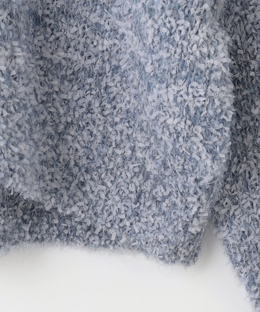 Feroux 【洗える】リボンヤーン プルオーバーニット 