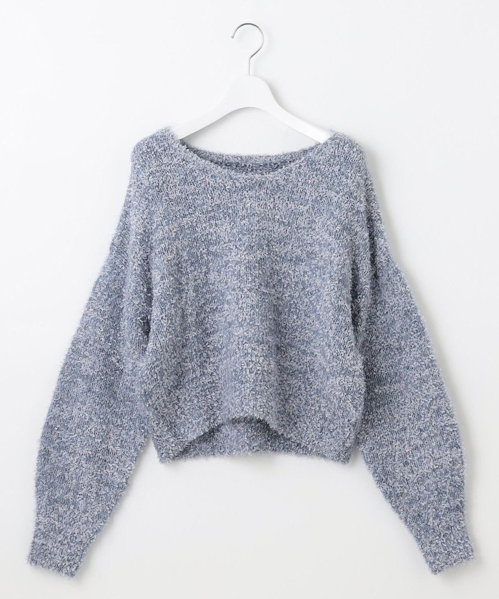 Feroux 【洗える】リボンヤーン プルオーバーニット 