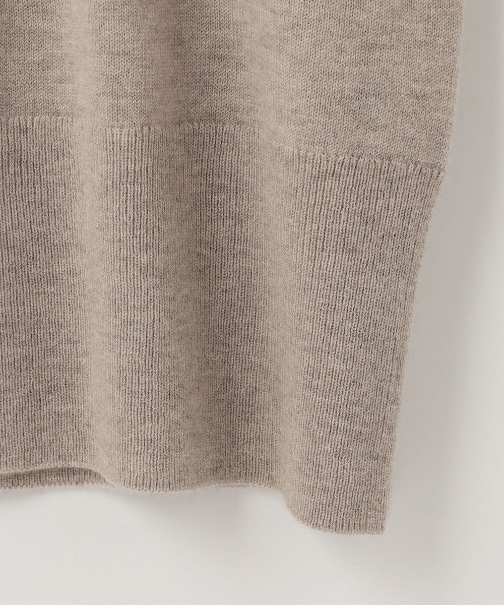 自由区 【洗える】セミウーステッドウール ニットワンピース 