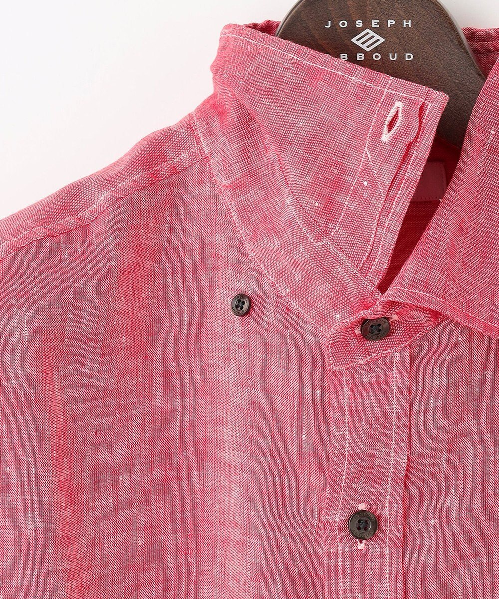 JOSEPH ABBOUD 【麻100％・軽い・涼しい】モイスチャーリネン シャツ 