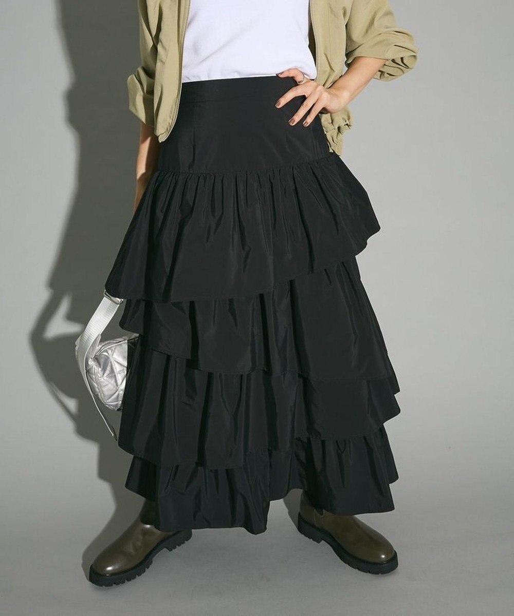 Green Parks ・ＥＬＥＮＣＡＲＥ　ＤＵＥ　ランダムティアードスカート 