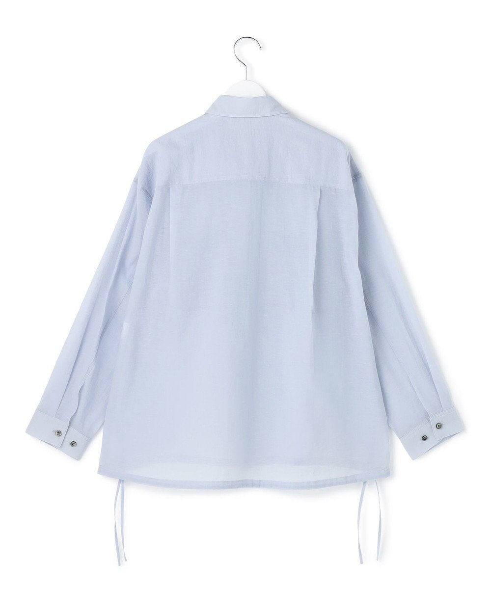 23区 【先行予約】ナイロンコットンシアーボイル ドロストシャツ 