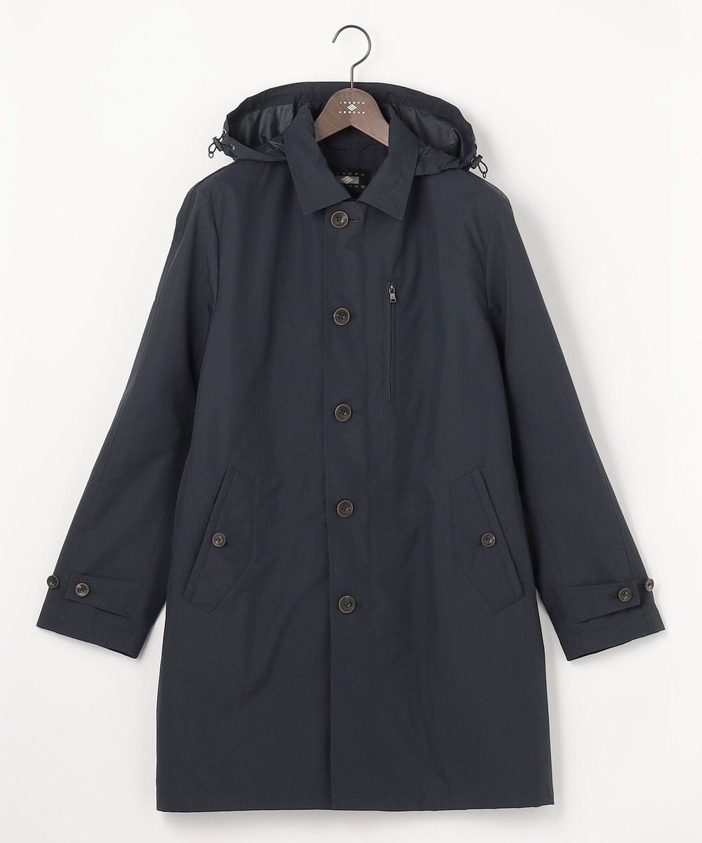 JOSEPH ABBOUD 【フード脱着仕様/JAPANファブリック/ECO撥水】ステンカラー コート 