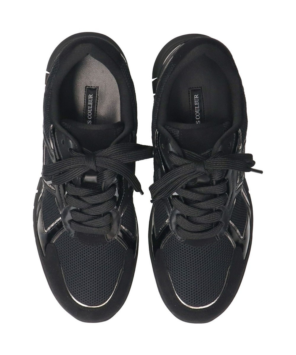 Bridget Birkin 【PARADIS COULEUR】異素材コンビレースアップスニーカー 