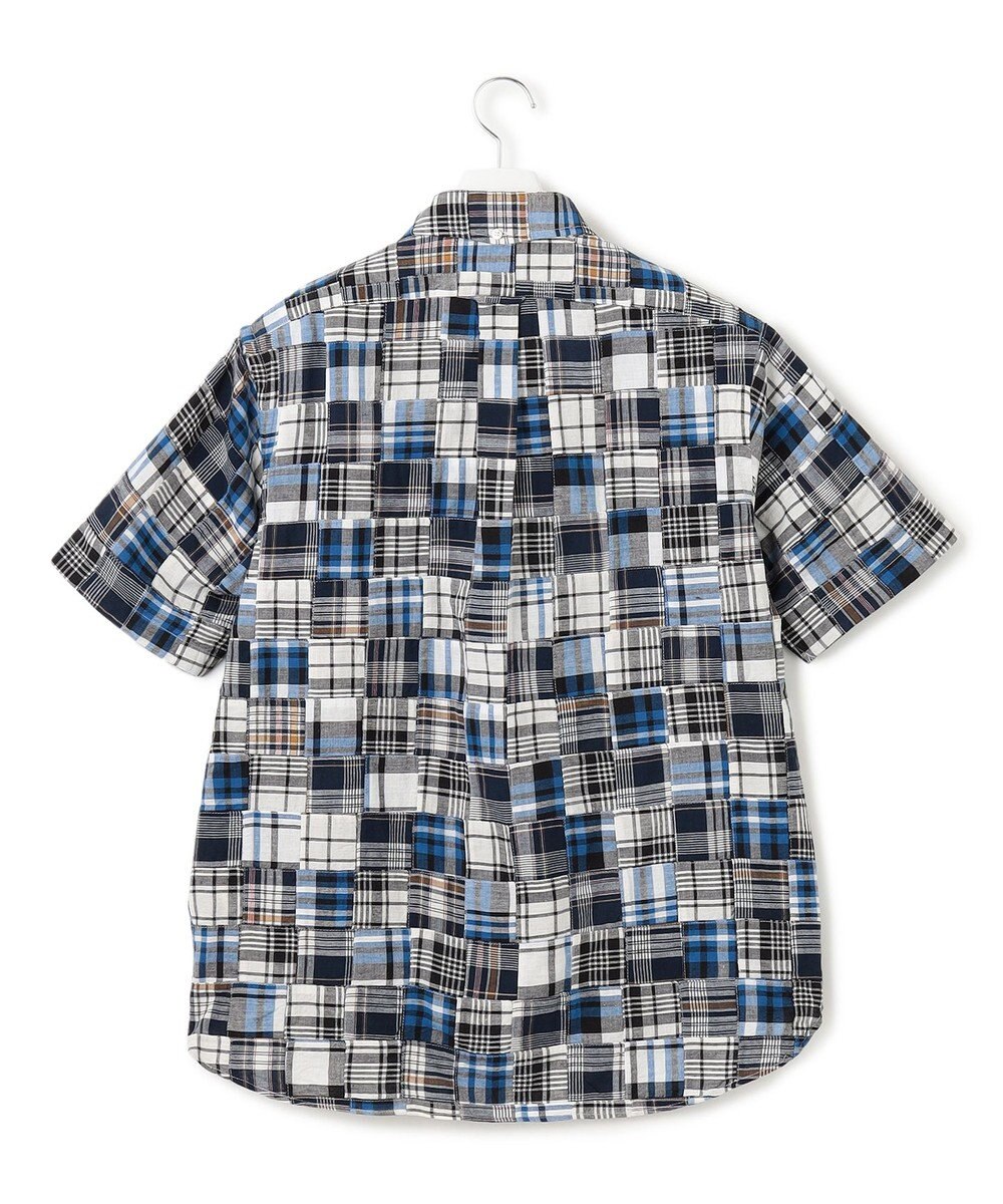 J.PRESS MEN パッチワーク プルオーバーシャツ 