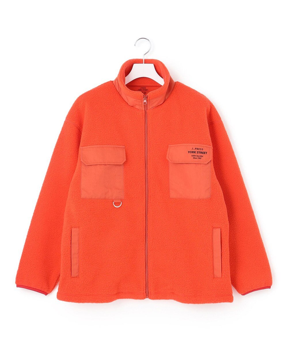 J.PRESS YORK STREET 【UNISEX】フリース フルジップブルゾン 