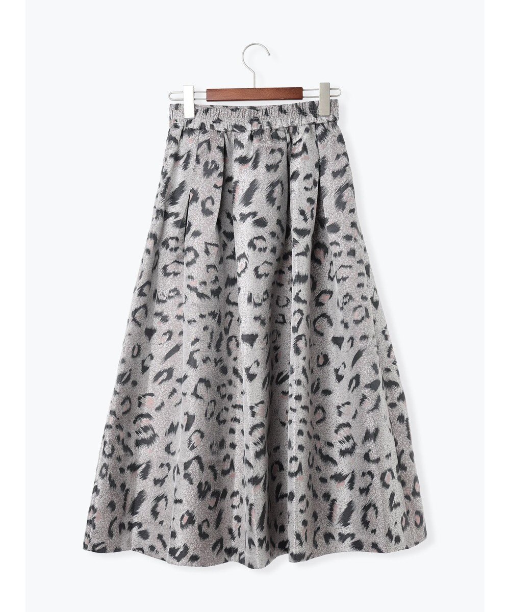 Te chichi レオパードジャガードフレアスカート《2025Autumn catalog vol.2 item》 