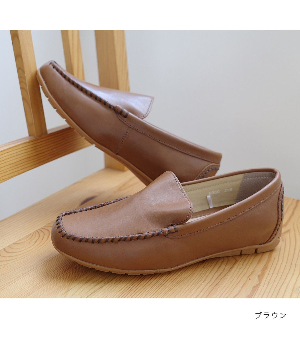 Pointer 本革インヒールローファー 