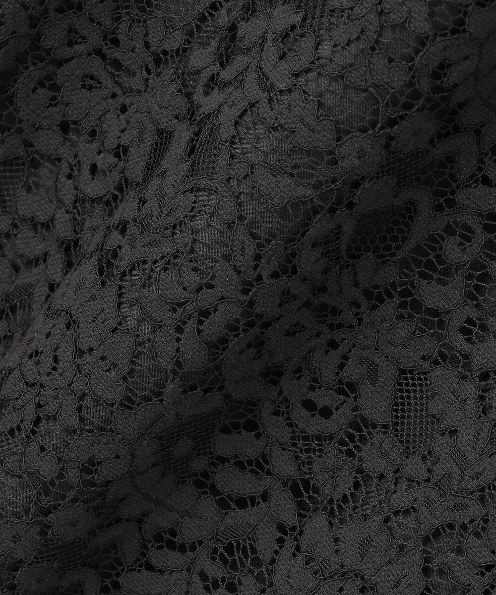 自由区 S 【セットアップ対応・洗える】フルールスカラレース スカート 