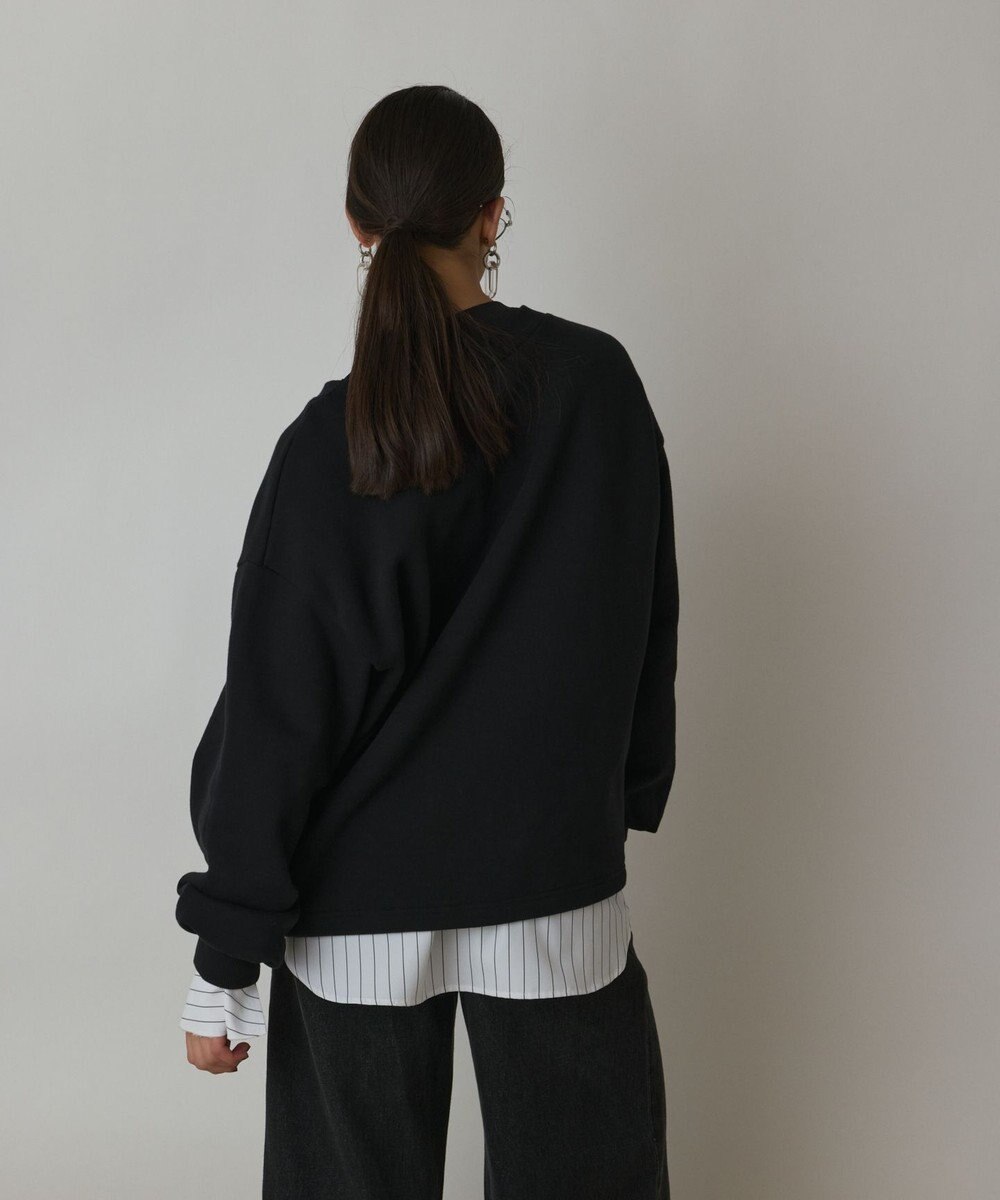 GRACE CONTINENTAL Catphoto裏毛トップ 