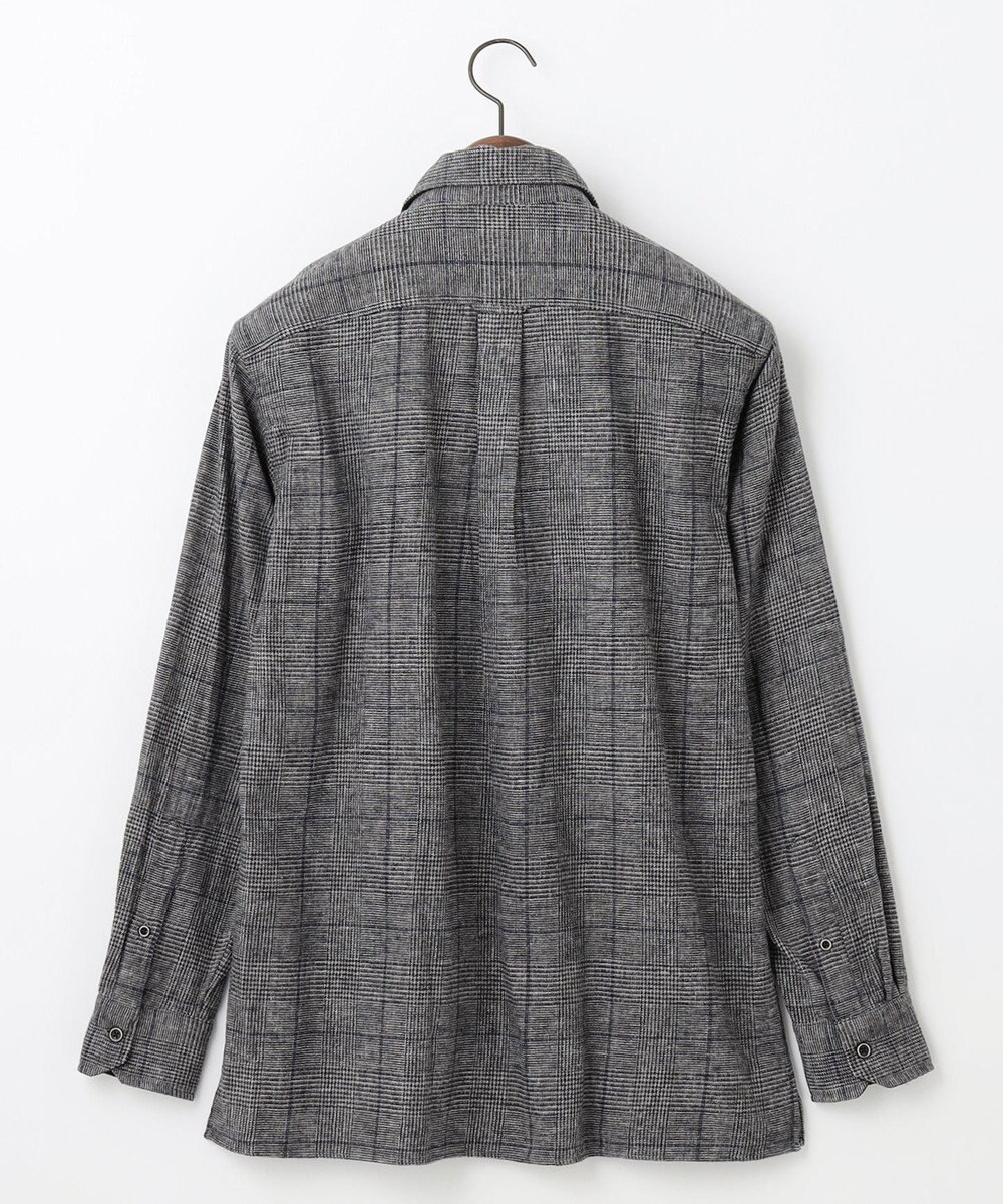 JOSEPH ABBOUD 【キングサイズ・柔らかな肌触り】 オーガニックラフィ グレンチェックシ ャツ 