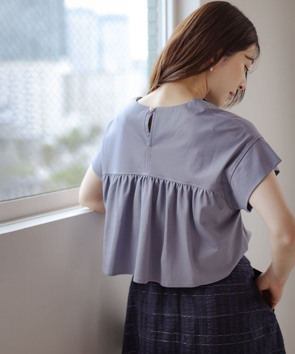 組曲 バックフリル カットソー 