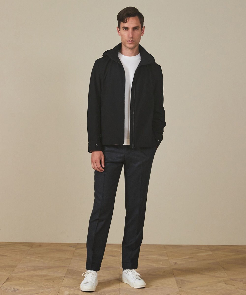 GOTAIRIKU 仕事で着られる綿100%【クルー以上モック未満】カバーネック DRESS Tシャツ(26年モデル) 