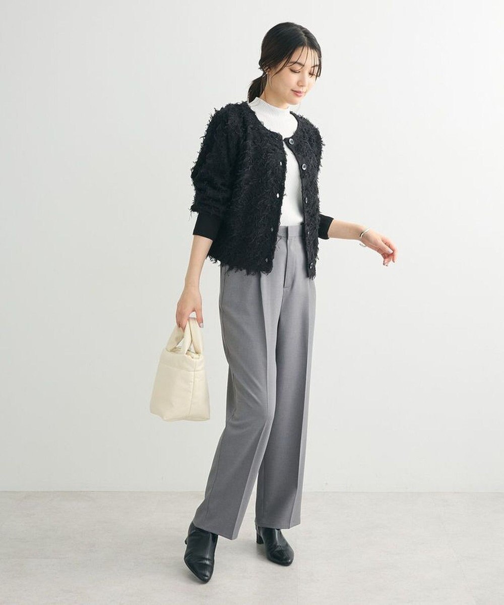 Green Parks フリンジニットカーディガン 